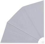 vidaXL Balkonf&auml;cher Grau 210x210cm Balkonsichtschutz Seitenmarkise Terrasse