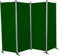 ANGERER Paravent 4-teilig, Sicht- & Sonnenschutz, Raumtrenner, Innen & Outdoor B&uuml;ro