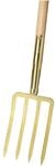 Idealspaten 67050001 Spatengabel mit Bajonettzinken, Gold, 40 x 25 x 15 cm