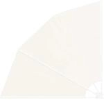 vidaXL Balkonf&auml;cher Creme 210x210cm Balkonsichtschutz Seitenmarkise Terrasse