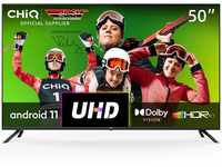 CHIQ 50 Zoll (127 cm) Fernseher,U50H7A,UHD Smart TV,Android 11,WiFi,Bluetooth,Play