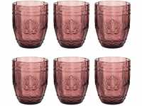 BUTLERS Trinkglas, Set 6x Gläser 250ml aus Glas -VICTORIAN- ideal als...