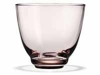 Holmegaard Wasserglas 35 cl Flow aus mundgeblasenem Glas für Getränke, rosa