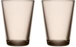 Iittala 1051120 Kartio 2-er Set Gl&auml;ser 40cl, Leinen, Glas