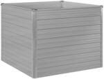vidaXL Hochbeet Verzinkter Stahl 100x100x77cm Gartenbeet Gem&uuml;sebeet Pflanzbeet
