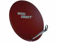 Wisi Orbit Line Satelliten Offset-Antenne OA38I in Rotbraun – 80cm Reflektor...