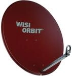 Wisi Orbit Line Satelliten Offset-Antenne OA38I in Rotbraun &ndash; 80cm Reflektor mit