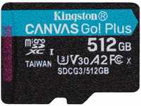 Kingston Canvas Go! Plus microSD Speicherkarte Klasse 10, UHS-I 512GB microSDXC...
