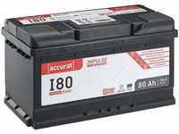 Accurat EFB Batterie I80-12V, 80Ah, 780A, Impulse, wartungsfrei - Autobatterie,