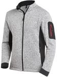 FHB Strick-Fleece "Christoph" Gr&ouml;&szlig;e L, 1 St&uuml;ck, grau/schwarz, 79595-1120-L