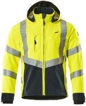 Mascot Softshelljacke "Blackpool", 1 St&uuml;ck, L, gelb/schwarz-blau, 15502-246-17010-L