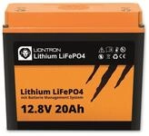LIONTRON LiFePO4 12,8V 20Ah LX; 256Wh; > 3000 Zyklen bei 90% Entladungstiefe...