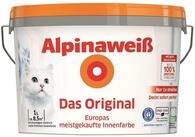 Alpinawei&szlig; Das Original &ndash; optimal deckende und ergiebige wei&szlig;e Wandfarbe &ndash; mit