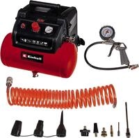 Einhell Kompressor TC-AC 190/6/8 OF Set (1200 W., max. 8 bar, 6 l-Tank, 190 l/min