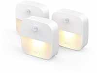 eufy Glow 3 Pack LED Nachtlicht mit Bewegungssensor, Warmes weißes Lichter,...