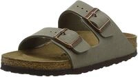 Birkenstock Herren Arizona Eva Pantoletten, Grau, 46 EU