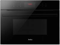 Amica EBC 841 600 S Kompaktbackofen mit Mikrowelle Schwarz-Glas