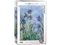 Eurographics 1000 Teile - Schwertlilien von Claude Monet, 48x68cm
