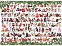 Eurographics 1000 Teile - Weihnachtshunde