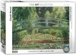 EuroGraphics 6000-0827 Puzzle Claude Monet Die japanische Fu&szlig;g&auml;ngerbr&uuml;cke (1000