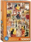 EuroGraphics 15.240&ndash;2.374,9 cm Oper Theater Vintage Collage Puzzle (1000 Teile)
