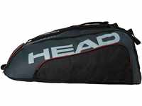 HEAD Unisex – Erwachsene 283120 Tennistasche, Black/Grey