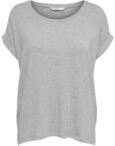 ONLY NOS Damen onlMOSTER S/S O-Neck TOP NOOS JRS T-Shirt, per Pack Grau (Light Grey