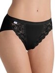 Sloggi Damen Unterhose Chic Tai , 4-Pack, 46, Schwarz