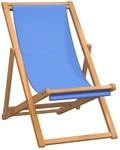 vidaXL Teak Liegestuhl Klappbar Sonnenliege Strandliege Gartenliege Strandstuhl