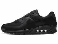 NIKE Herren AIR MAX 90 Sneaker, Black Black Black White, 43 EU