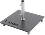 Knirps Rollsockel Stahl 50 kg - Modernder Rollsockel aus Stahl - Mit 4 Rollen und