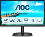 AOC 24B2XH - 24 Zoll FHD Monitor (1920x1080, 75 Hz, VGA, HDMI) schwarz