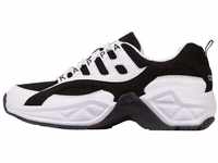 Kappa Herren Overton Sneaker, 1011 White Black, 38 EU
