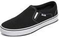 Vans Asher Unisex Sneaker, Canvas Black White, 48 EU