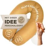 sei Design XXL Stillkissen Seitenschl&auml;ferkissen 190x35 cm - Musselin-Bezug