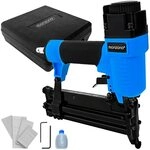 MONZANA&reg; Drucklufttacker 2in1 1/4' 7,5bar F&uuml;llstandsanzeige Koffer inkl. Klammern