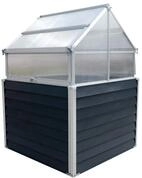 WESTMANN Hochbeet Store & Grow | 120x120x169 cm Grau | Kr&auml;uterbeet f&uuml;r Garten...