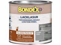 Bondex Lacklasur Silbergrau 0,375 L für 3,75m² | 2in1 - veredelt und versiegelt 
