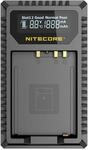 Nitecore FX1 Compacte Dubbel Lader voor Fujifilm NP FW126 (S) + USB, Schwarz
