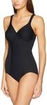 Triumph Damen Modern Soft + Katoen Shapewear Body, Schwarz, 90A EU