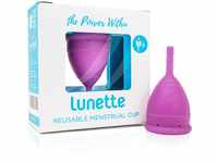 Lunette Menstruationstasse - Lila - Model 1 für leichte Blutung – (DE...