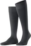 FALKE Herren Kniestr&uuml;mpfe Energizing Cotton M Kh Baumwolle mit Kompression 1 Paar,