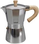 Gnali & Zani Venezia Espressokocher | Alu | F&uuml;r 6 Tassen | Alle Herdarten inklusive