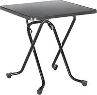 Barths Scherenklapptisch eckig; 67x73 cm (BxH); anthrazit; quadratisch