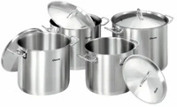 Bartscher Kochtopf-Set T4; silber