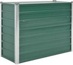 vidaXL Hochbeet Verzinkter Stahl 100x40x77cm Gr&uuml;n Gartenbeet Fr&uuml;hbeet Garten