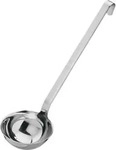 R&Ouml;SLE Haken Sch&ouml;pfl&ouml;ffel; 0.015 l, 32x10x7.5 cm (LxBxH); silber