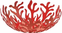 Alessi Mediterraneo Obstschale; 25x9 cm (&Oslash;xH); rot