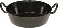 Riess Schnitzelpfanne; 1.7 l, 29x24.3x24x9.3 cm (LxBx&Oslash;xH); schwarz; 5 St&uuml;ck / Pack
