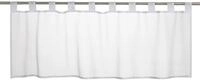 Elbersdrucke Bistrogardine Basic 00 wei&szlig; transparent 48 x 140 cm Scheibengardine